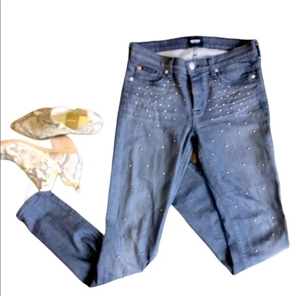 Hudson Jeans Nico Gray‎ Mid Rise 26 EUC